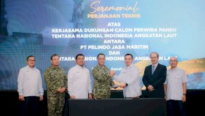 8 Perwira TNI AL Ikuti Pendidikan Pandu Tingkat II Bersama PJM