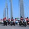 Asmo Sulsel Convoy Merdeka Bersama Puluhan Konsumen Setia Honda