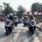 Puluhan Bikers Honda PCX Konvoi Rayakan HUT RI ke-81