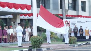 PLN Se-Makassar Gelar Upacara HUT ke-81 RI