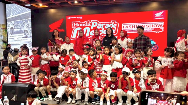 Peserta Honda Parade Merdeka Asmo Sulsel di AMEC. Foto: Istimewa.