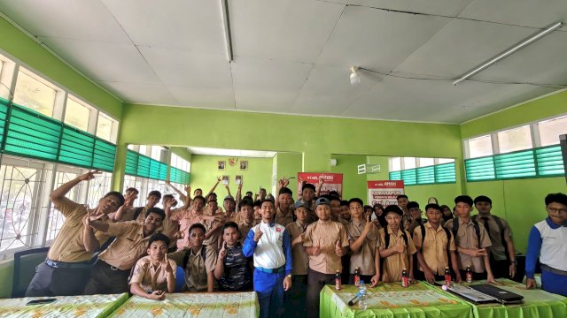 Honda Hype School Asmo Sulsel hadir di SMKN 3 Takalar. Foto: Istimewa.