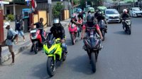 Komunitas Honda CBR Ambon Kopdar dan City Rolling, Kampanyekan #Cari_Aman