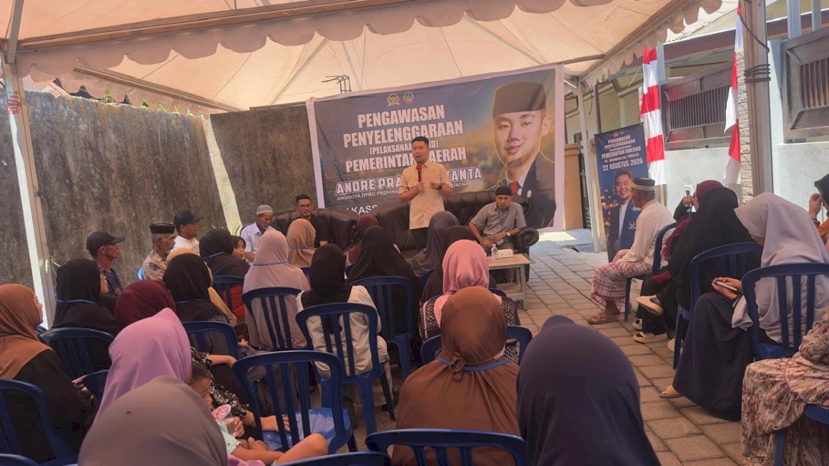 Pengawasan APBD, APT Tampung Aspirasi Warga Barombong soal Kanal Induk