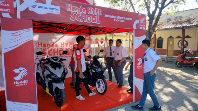 Honda Hype School Asmo Sulsel di sekolah-sekolah. Foto: Istimewa.