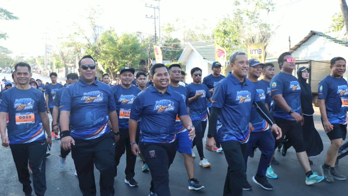 Meriahkan HUT ke-81 RI, Bupati Jeneponto Ikut Semarakkan MRP Fun Run 2026
