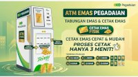 Pegadaian Hadirkan ATM Emas di Makassar, Cetak Emas Fisik dalam 3 Menit