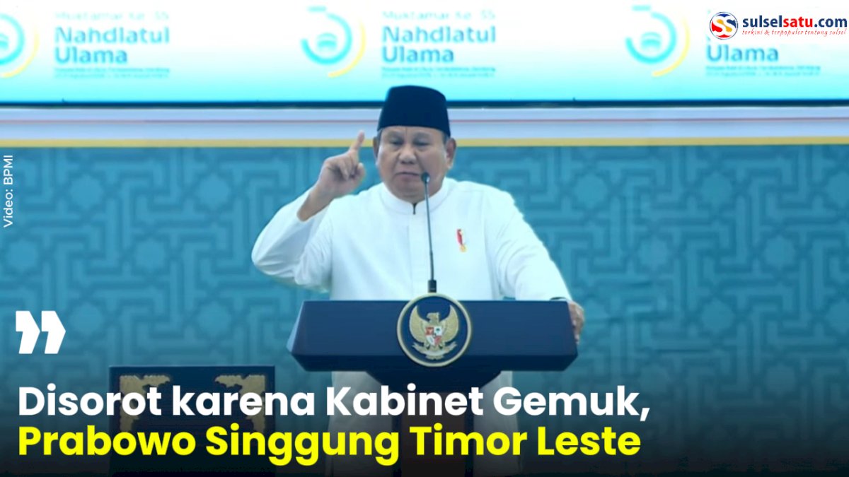 VIDEO: Disorot karena Kabinet Gemuk, Prabowo Singgung Timor Leste