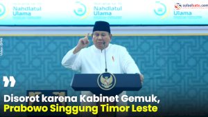 VIDEO: Disorot karena Kabinet Gemuk, Prabowo Singgung Timor Leste