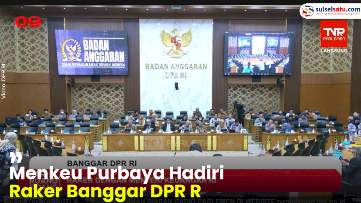 VIDEO:  Menkeu Purbaya Hadiri Raker Banggar DPR RI