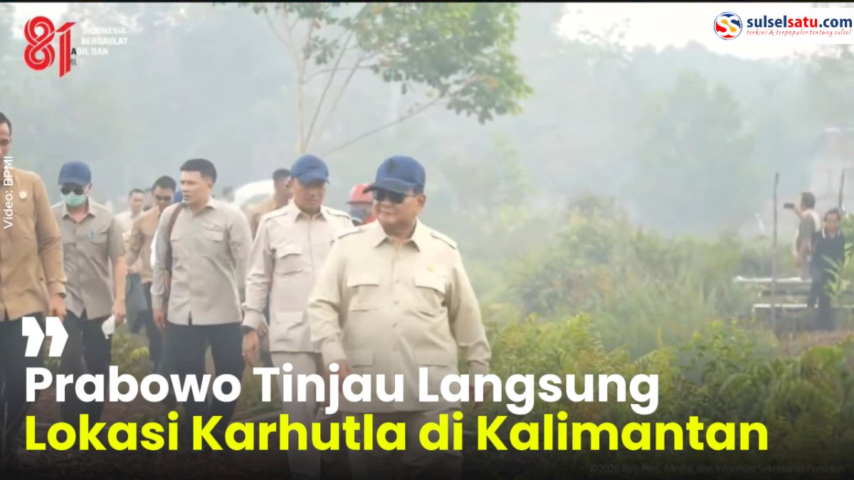 VIDEO: Prabowo Tinjau Langsung Lokasi Karhutla di Kalimantan