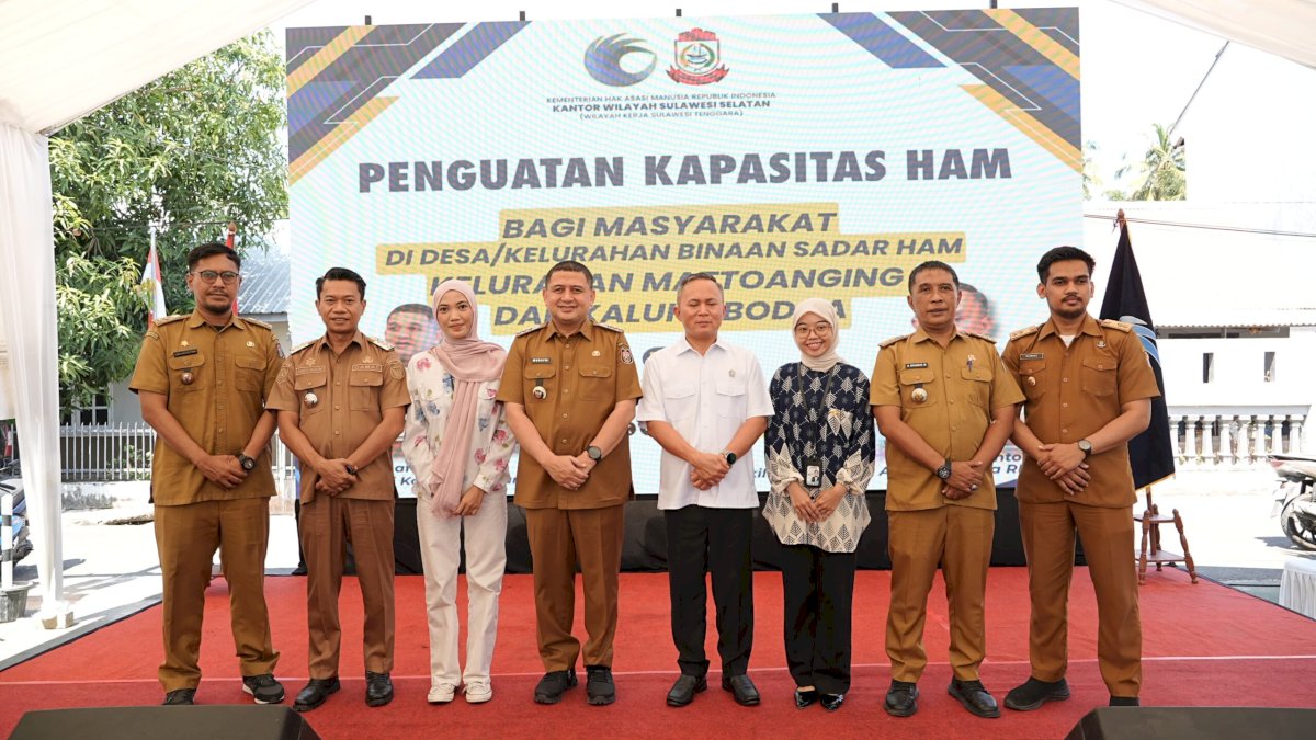 Dua Kelurahan Makassar Jadi Pilot Project Sadar HAM, Appi Harap Jadi Replikasi ke 153 Kelurahan
