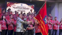 Dilantik Wilianto Tanta, Fransiscus Adiwinata Thung Pimpin PSMTI Papua Barat Daya