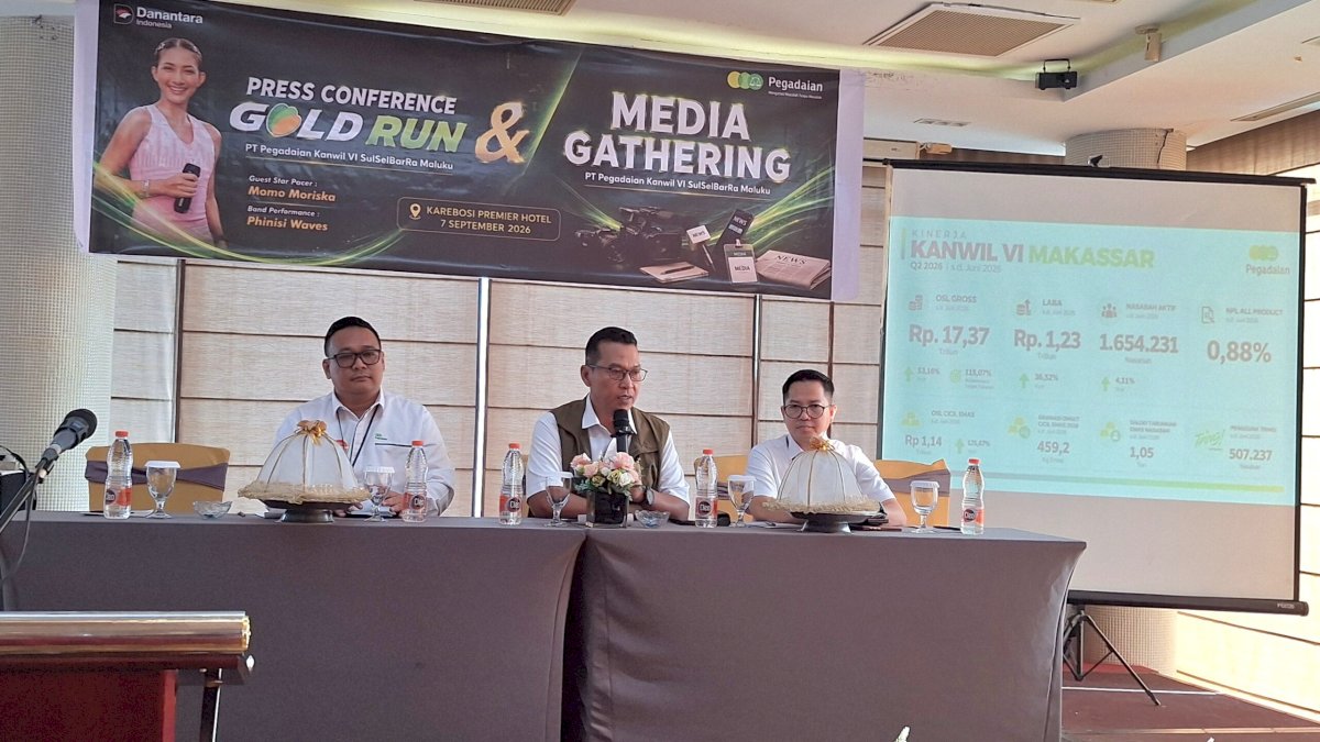 Minat Investasi Emas Meningkat, Pegadaian Sulselbarra Maluku Catat 1,05 Ton Saldo Tabungan