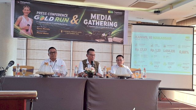 Media gathering Pegadaian Kanwil Sulselbarra Maluku. Foto: Sri Wahyu Diastuti / Sulselsatu.com.