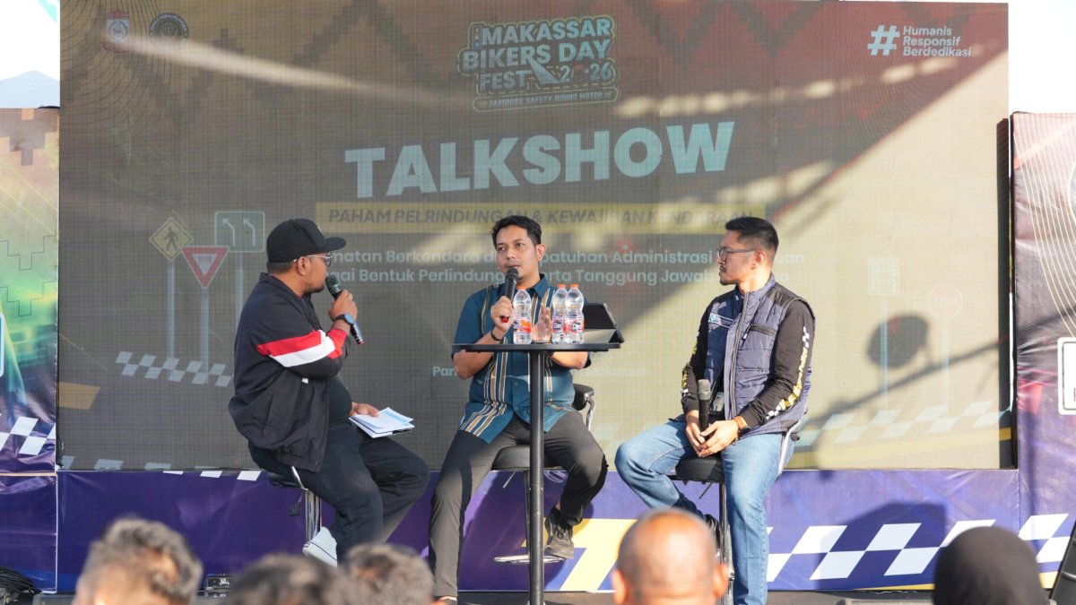 Bapenda Makassar Jadi Narasumber Makassar Bikers Day Fest 2026 