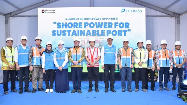 Pelindo Dorong Transformasi Green Port, Luncurkan OPS di Tanjung Priok. Foto: Istimewa.