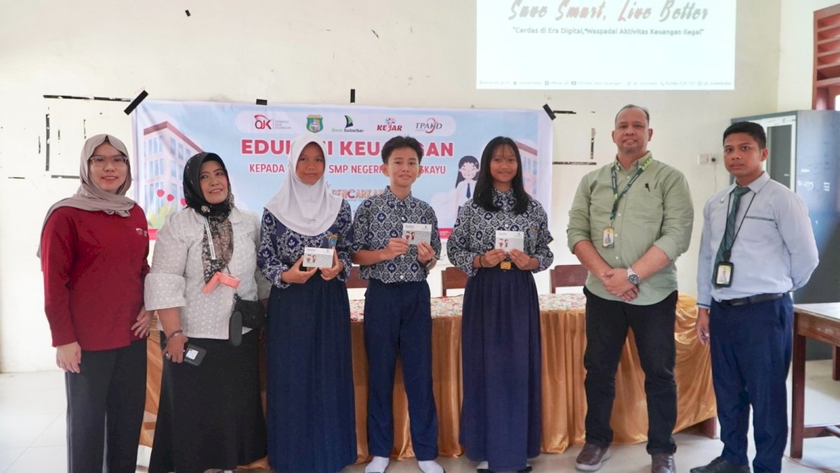 OJK dan Pemkab Pasangkayu Gelar Literasi Keuangan untuk Pelajar hingga UMKM