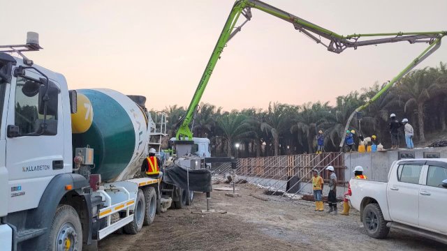 Proyek Tol IKN Tahap 2, Kalla Beton Siapkan 8.175 Meter Kubik Beton. Foto: Istimewa.