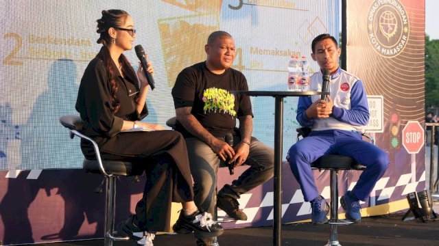 Edukasi safety riding Asmo Sulsel di Makassar Bimers Day Fest 2026. Foto: Istimewa.