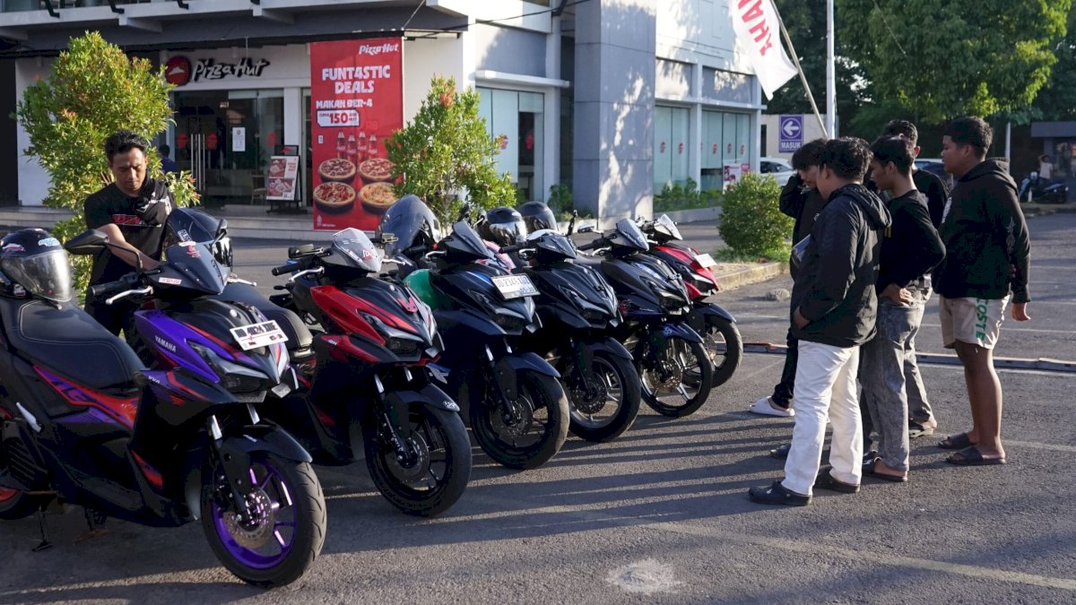 GTA Aerox Vol. 3 Makassar Diikuti 300 Riders, Jadi Ajang Silaturahmi dan Kreativitas