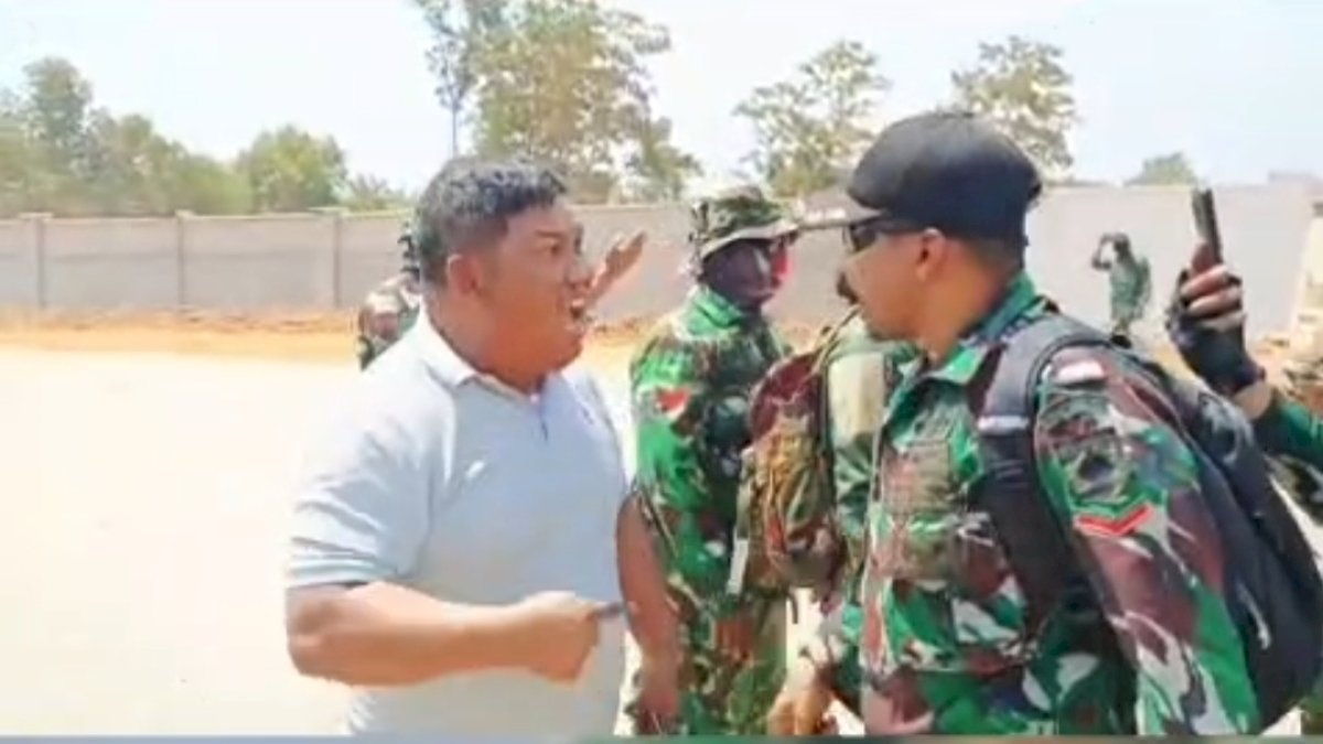 Direktur Keamanan PT TRK Pimpin Blokade Total PSN Pomalaa, Tantang dan Maki Aparat TNI