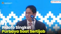 VIDEO: Pidato Singkat Purbaya Saat Sertijab
