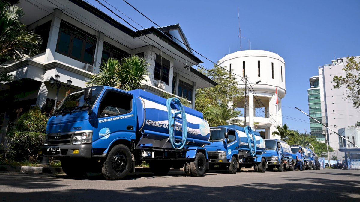 PDAM Makassar Siaga Tangki Gratis untuk Pelanggan Terdampak Kekeringan, Bisa Hubungi Nomor Ini