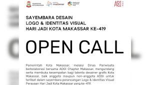 Logo HUT ke-419 Makassar Disayembarakan, Desainer Lokal Adu Gagasan