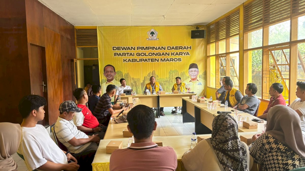 Berebut Kursi Ketua Golkar Maros, Musda Dijadwalkan 1 November