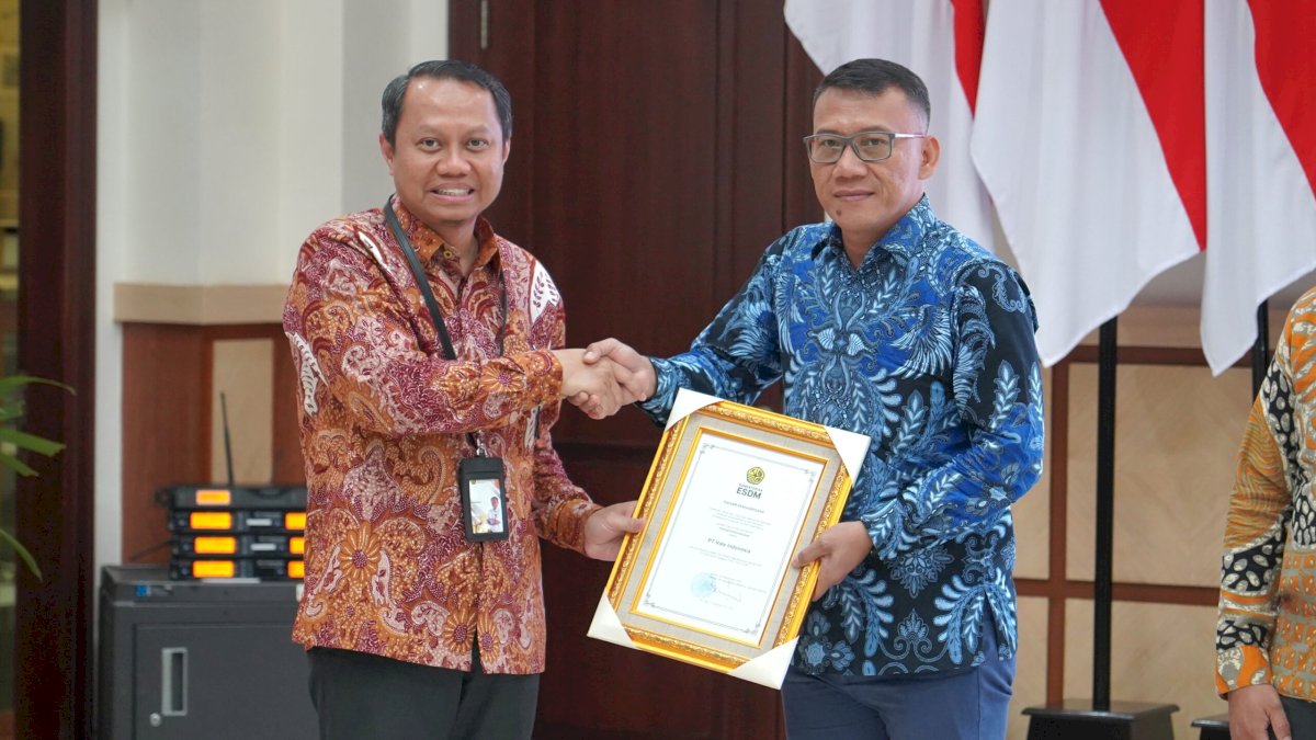 Respons Cepat Gempa NTT, PT Vale Terima Penghargaan Kementerian ESDM