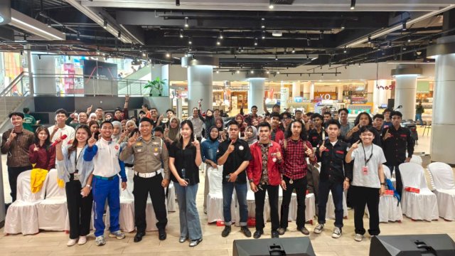 Asmo Sulsel edukasi safety riding mahasiswa. Foto: Istimewa.