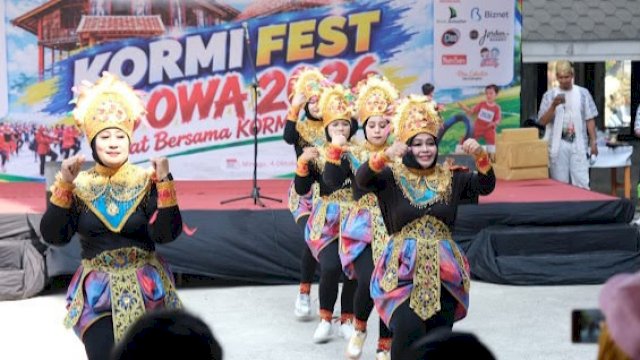 Penampilan tari di Kormi Gowa Fest 2026. Foto: Istimewa.