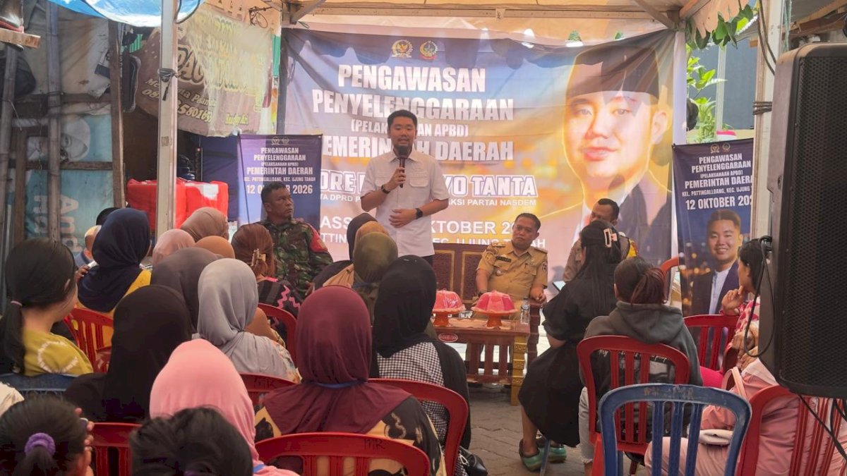 Temui Warga Patingalloang, Andre Prasetyo Tanta Serap Aspirasi soal Air Bersih dan Bansos