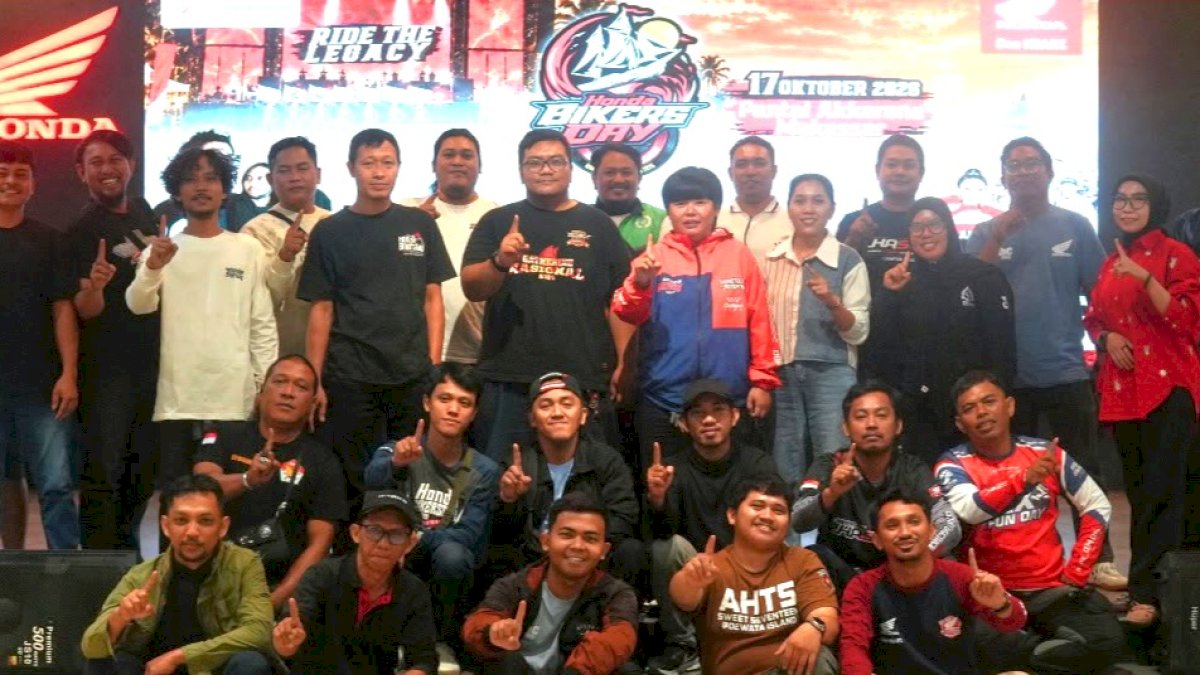 Asmo Sulsel Ajak 80 Bikers Bersiap Menuju HBD 2026