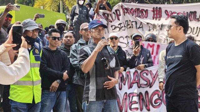 Orasi di DPRD Luwu, Maddika Ponrang Bantah Penerbitan SKTA. Foto: Istimewa.