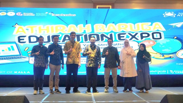 Pembukaan ABEE Volume 5 Athirah Bukit Baruga yang memamerkan 99 karya siswa. Foto: Istimewa.