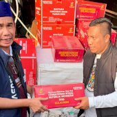 Rudianto Lallo Kembali Beri Bantuan Korban Kebakaran, Kali Ini di Rappokalling Makassar