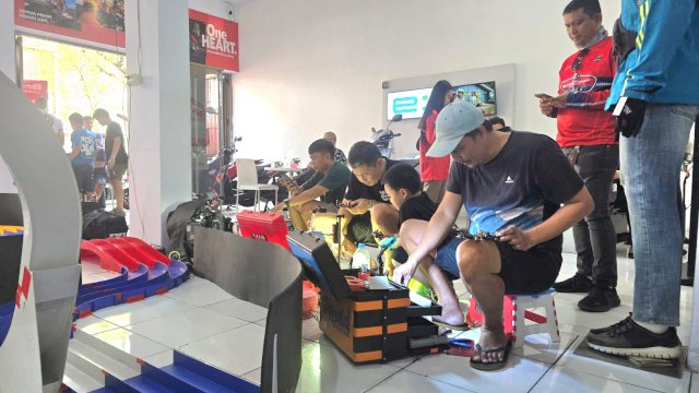Honda Dekatkan Diri dengan Anak Muda Lewat Balap Tamiya. Foto: Istimewa.