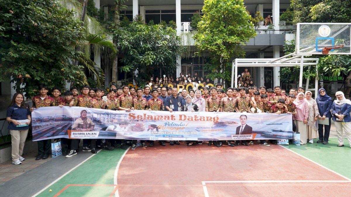 Pelindo Mengajar 2026, PJM Inspirasi Siswa SMA di Bogor