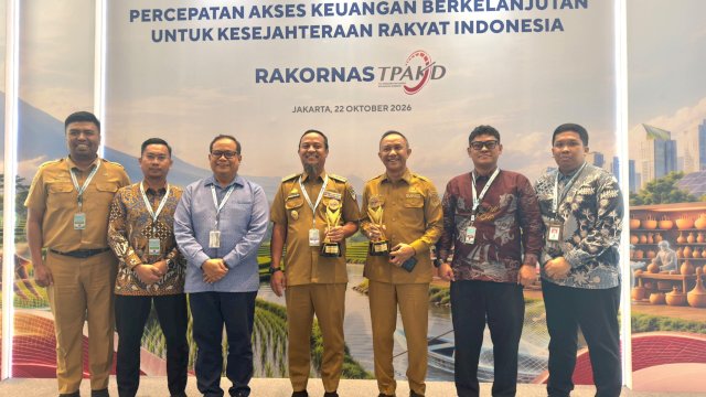 Sulsel dan Selayar Raih TPAKD Award 2026. Foto: Istimewa.