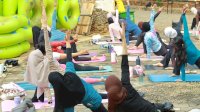 Bugis Waterpark Gelar Nature Yoga HUT KALLA ke-74