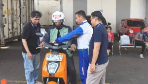 45 Karyawan Sari Roti Ikuti Edukasi Safety Riding Asmo Sulsel