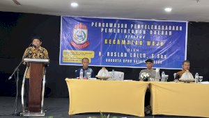 Ruslan Lallo Gelar Pengawasan Pemerintahan Daerah Bersama Kecamatan Wajo