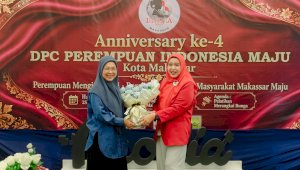 Anniversary ke-4 Perempuan Indonesia Maju Makassar, Melinda Aksa Dorong Perempuan Tingkatkan Kapasitas dan Berkontribusi