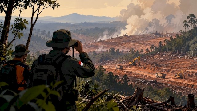 Ilustrasi bukaan lahan Tanamalia. Foto: Sulselsatu.com.