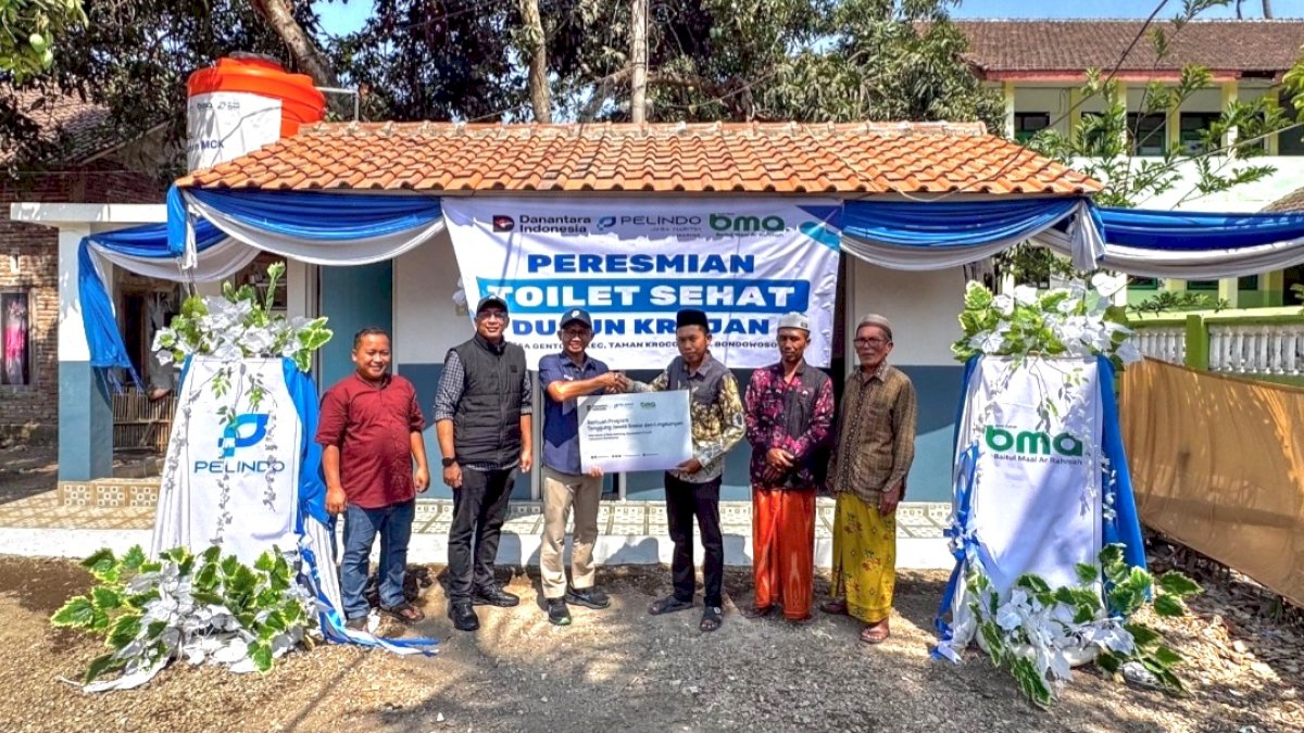 Pelindo Marine Bangun Fasilitas MCK Sehat untuk Warga Bondowoso