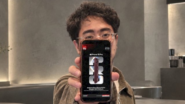 IM3 Platinum Plus Bundling iPhone 18 Pro, Kuota 175GB. Foto: Istimewa.